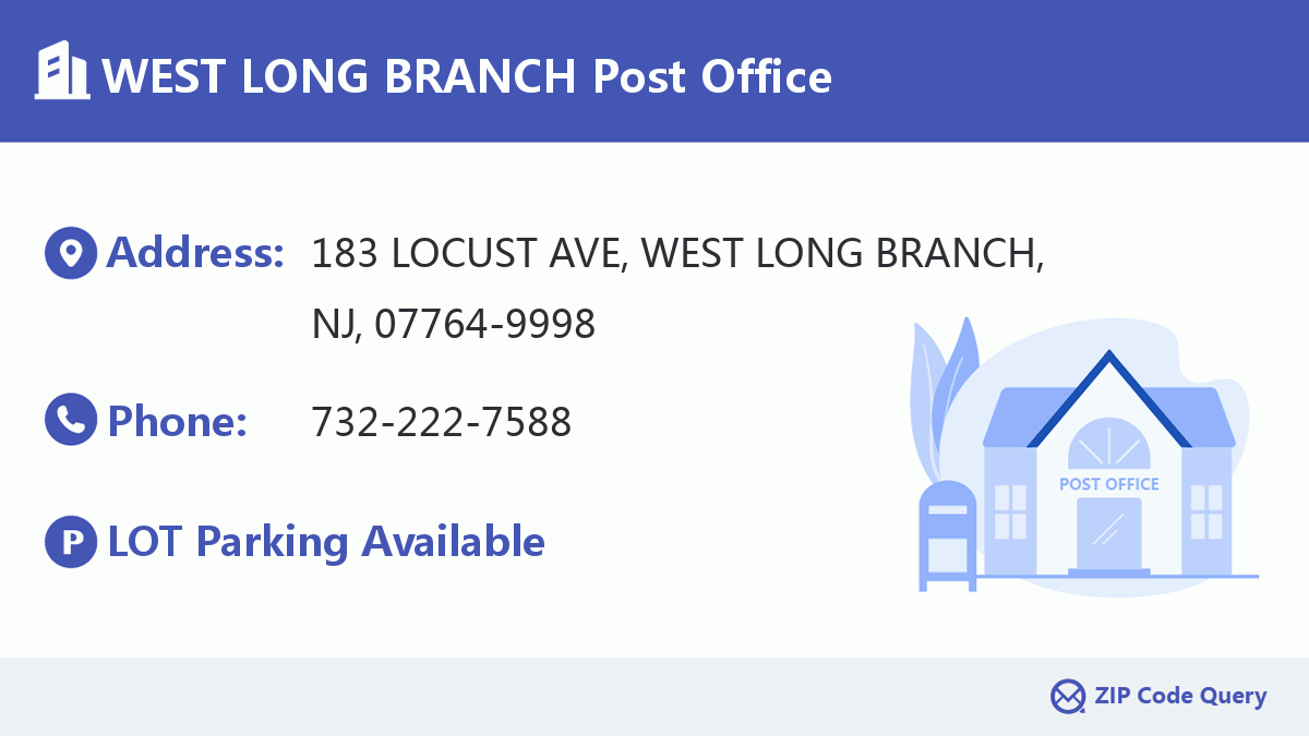 Post Office:WEST LONG BRANCH